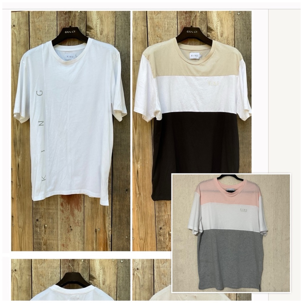 3 Mens KING 3XL Tee Shirts Bundle Lot Big and Tall